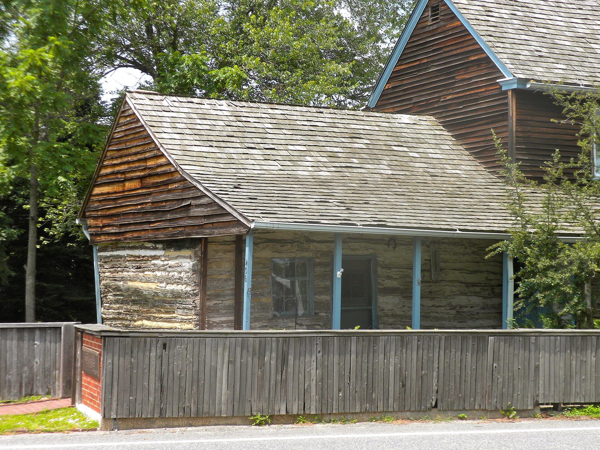 Historic Nothnagle Log House in Gloucester County, New Jersey